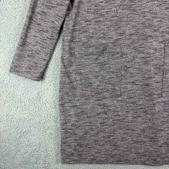 J Jill Pure Jill Dress Medium Lagenlook Minimalist Career Cowl Neck Knit Pockets - Picture 3 of 9